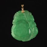 Carved Jadeite Pendant