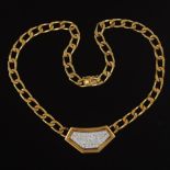 Ladies' Vintage Gold and Diamond Necklace