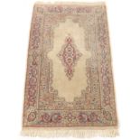 Fine Semi-Antique Hand-Knotted Kerman Carpet