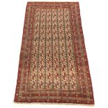 Near Antique Antique Very Fine Hand Knotted Malayer Carpet, ca. 1950's