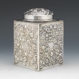 Palladio Milano Vintage Italian Silver Tea Caddy