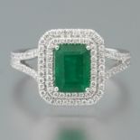 Ladies' Emerald and Diamond Ring