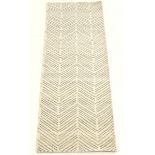 Fine Hand Knotted Mid-Century Modern Design Runner