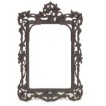 Victorian Black Forest Framed Wall Mirror