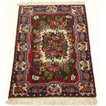 Semi-Antique Rare Very Fine Hand Knotted Bakhtiari Carpet