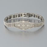 Ladies' Victorian Gold and Diamond Filigree Bracelet