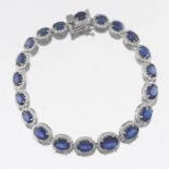 Ladies' Sapphire and Diamond Bracelet