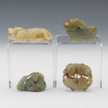 A Group of Four Animal Jade Carvings