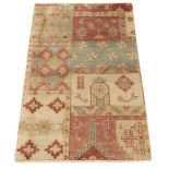 Fine Hand Knotted Oushak Carpet