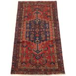 Near Antique Fine Hand Knotted Zanjan Carpet, ca. 1950's