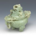 Chinese Carved Hardstone Censer