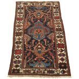 Antique Fine Hand Knotted Bakhtiari Carpet , ca. 1920's