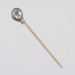 Victorian Gold, Aquamarine and Seed Pearl Stick Pin