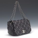 Chanel Tweed on Stitch Nylon Flap, ca. 2011