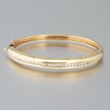 Ladies' Gold and Diamond Bangle