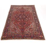 Antique Very Fine Hand Knotted Heriz Carpet, ca. 1930's