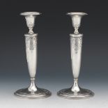 Tiffany & Co. Pair of Sterling Silver Candleholders, ca. 1907-1947