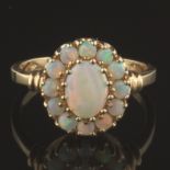Ladies' Victorian Style Gold and Opal Ring
