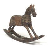 19th Century Anglo-Indian Rocking Horse