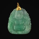 Carved Jadeite Pendant