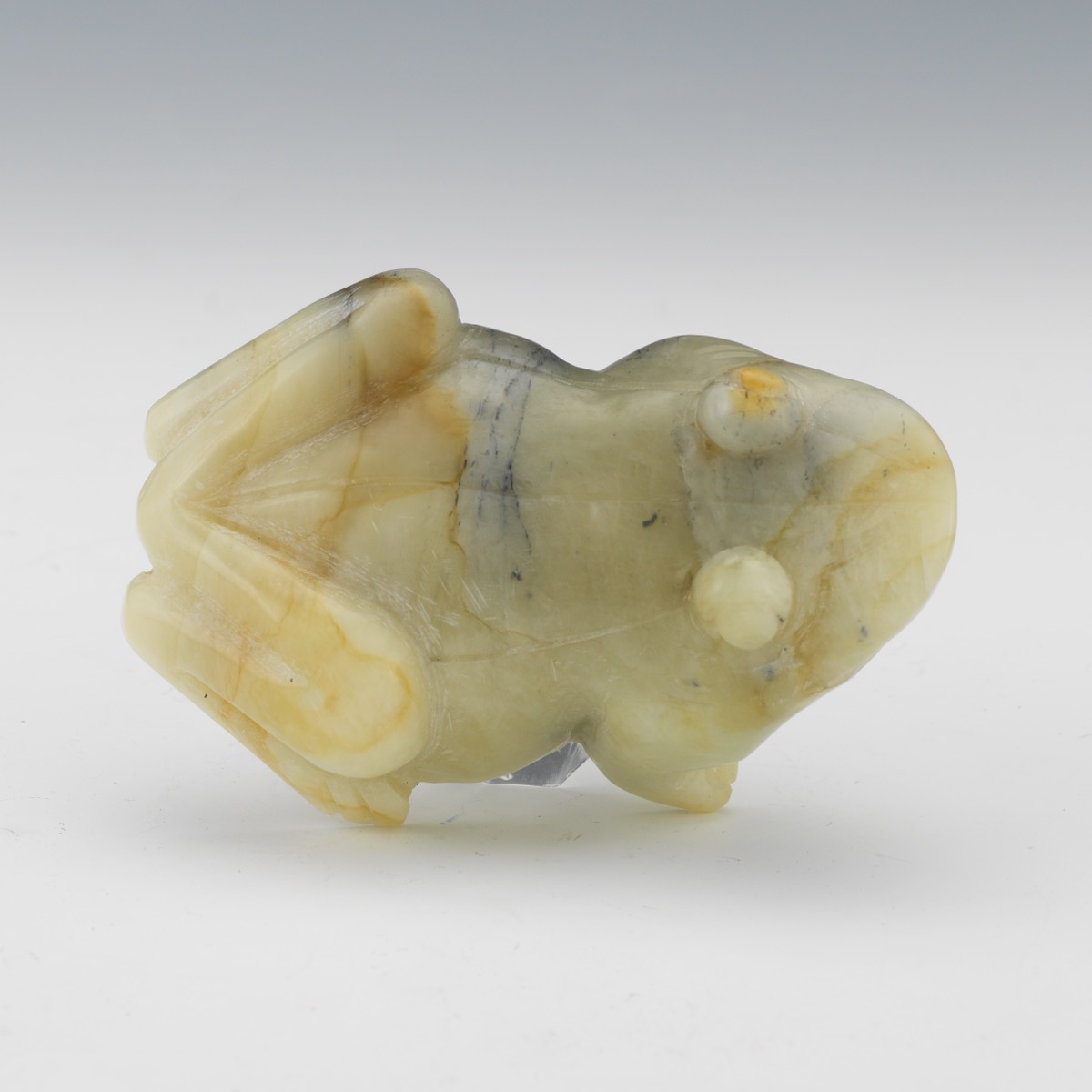 Chinese Carved Agate and Carnelian Lucky Frog Cabinet Sculpture, in Presentation Box - Image 6 of 8