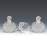 Three Lalique Table Articles