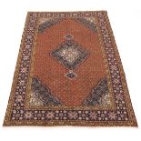 Semi-Antique Fine Hand Knotted Tabriz Carpet