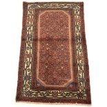 Semi-Antique Very Fine Hand Knotted Malayer Carpet