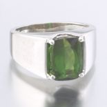 Ladies' Gold and Natural Yellow Green Tourmaline Ring, Carte Blue PGSL Report 450800054