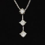 Ladies' Three Diamond Pendant