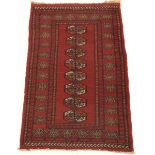 Vintage Fine Hand Knotted Turkoman Carpet