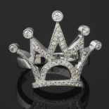 Ladies' Gold and Diamond Tiara Ring