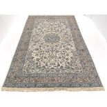 Vintage Very Fine Hand Knotted Kashan Carpet