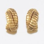 Carlo Weingrill 18k Gold "Tubogass" Earrings