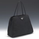 Prada Black Nylon Tote