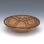 Native American Reed Coil Basket, ca.1950's