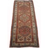 Semi-Antique Hand Knotted Serab Carpet