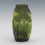 Legras Cameo Landscape Vase