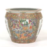 Porcelain and Enameled Jardiniere