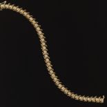 Ladies' Gold and Diamond Tennis Bracelet