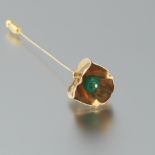 Cartier Gold and Chrysoprase Hat Pin