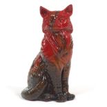 Royal Doulton Flambe Cat