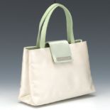 BVLGARI Satin, Leather and Palladium Shoulder/Handbag