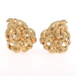 David Webb Gold Earrings