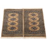Pair of Very Fine Hand Knotted Bukhara Turkaman Carpet