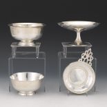 Four Sterling Silver Table Articles