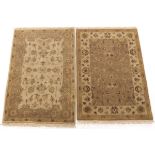 Two Fine Semi-Antique Hand Knotted Tabriz Carpets