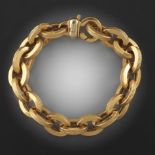 Ladies' Italian Gold Alternate Links Bracelet