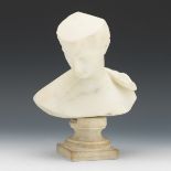 Carved Marble Bust