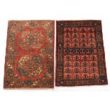 Two Fine Hand Knotted Turkoman Carpets